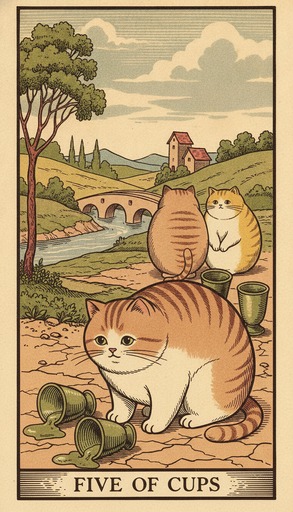 Five of Cups